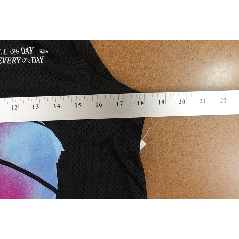 Old Navy Boys X-Large Black Mesh V-Neck Graphic Breathable Basketball Tank Top - Picture 9 of 12